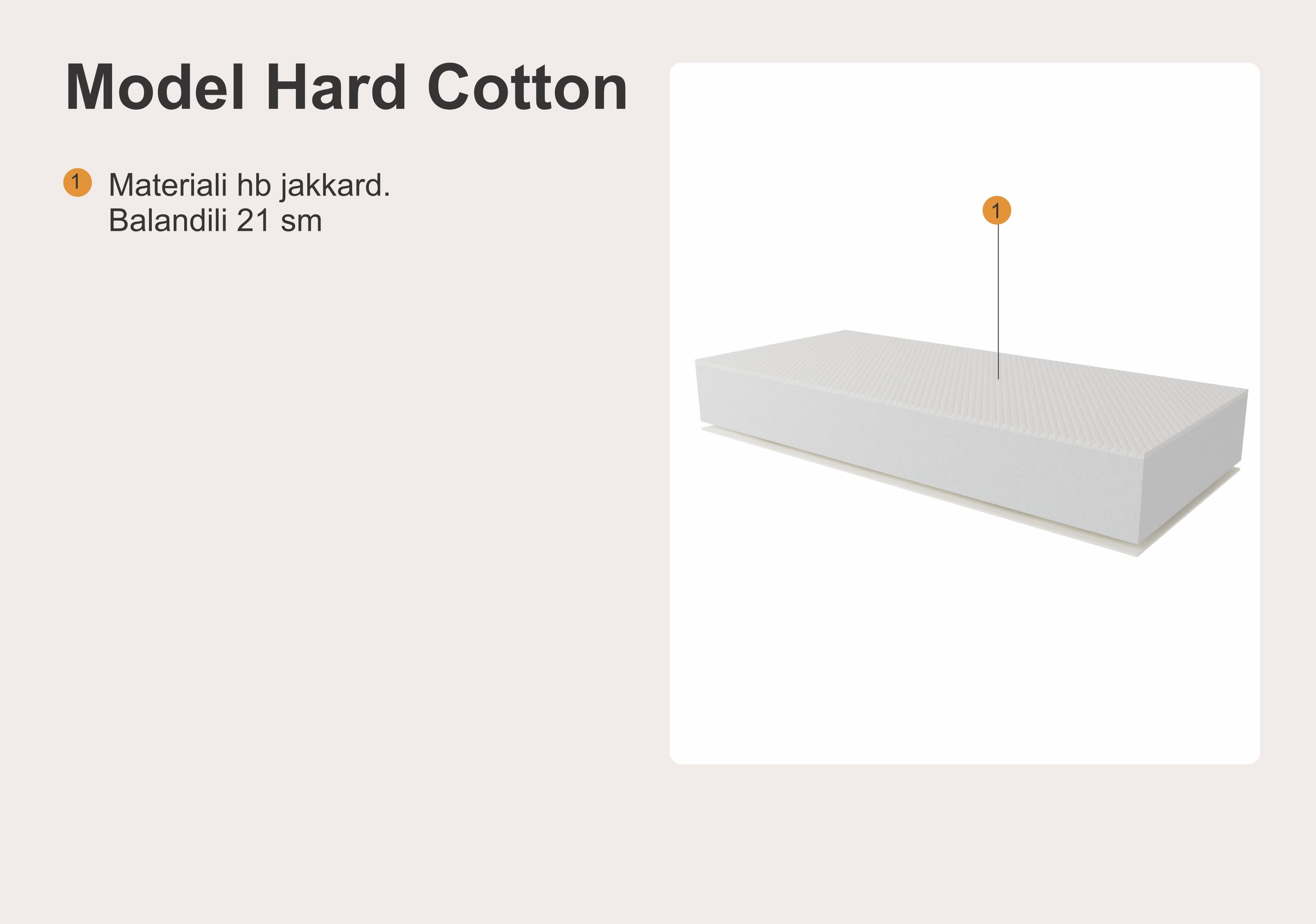 MODEL HARD COTTON